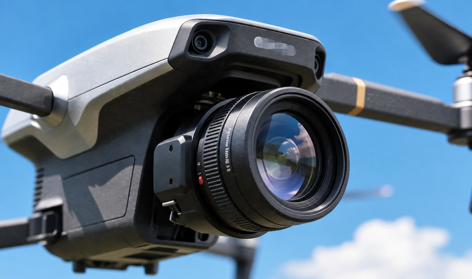 Drone with an onboard camera for aerial observation